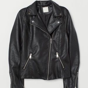 Divided H&M black biker jacket